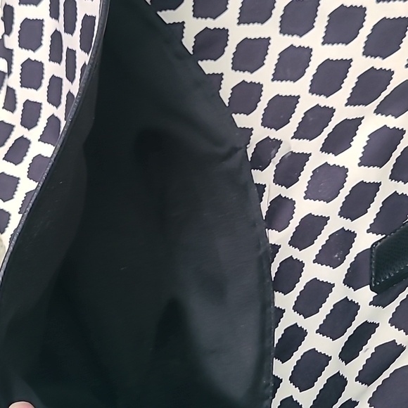 Vera Bradley Black and White Geometric Tote Bag - Picture 3 of 5